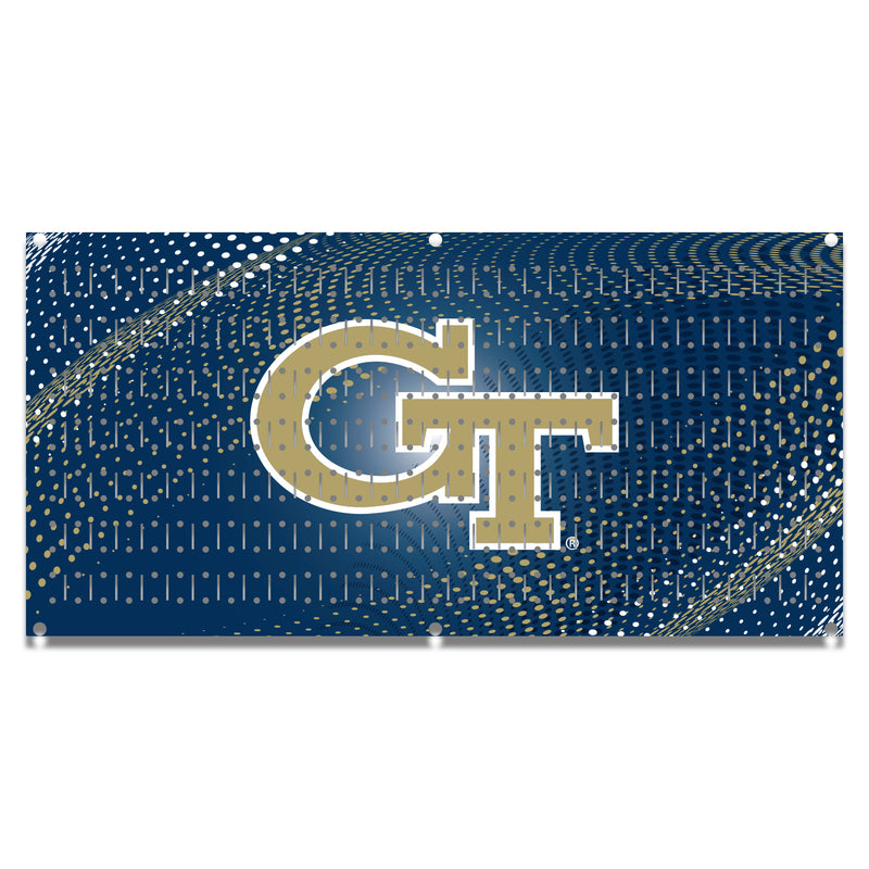 HHWC11138 - Georgia Tech Yellow Jackets (1 Panel) | 16" x 32" | Printed Pegboards | Collegiate