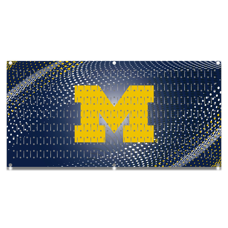 HHWC11144 - Michigan Wolverines (1 Panel) | 16" x 32" | Printed Pegboards | Collegiate