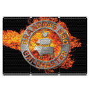HWC13167 Grandpa's BBQ GrillMaster (3 Panels) | 48" x 32" (tall) | Printed Pegboard