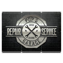 HWC13170 Pop's Garage Repair Service (3 Panels) | 48" x 32" (tall) | Printed Pegboard