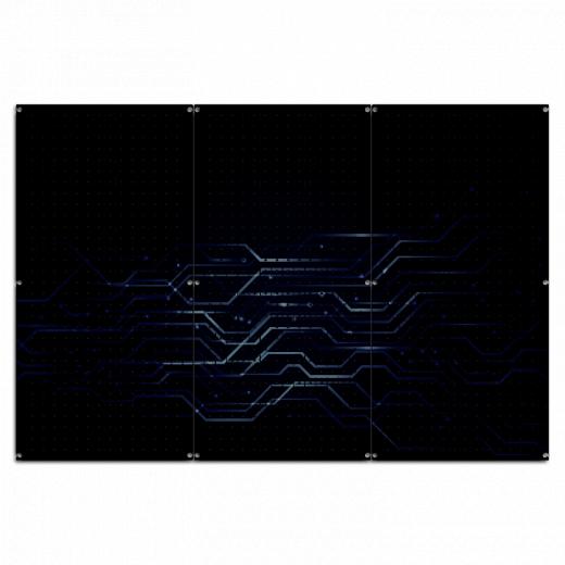 AWC3 - Custom Wall Control Panel (3) Panels | 48″ x 32″ (tall) | Stock Customizable
