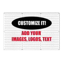 AWC3 - Custom Wall Control Panel (3) Panels | 48" x 32" (tall) | Stock Customizable