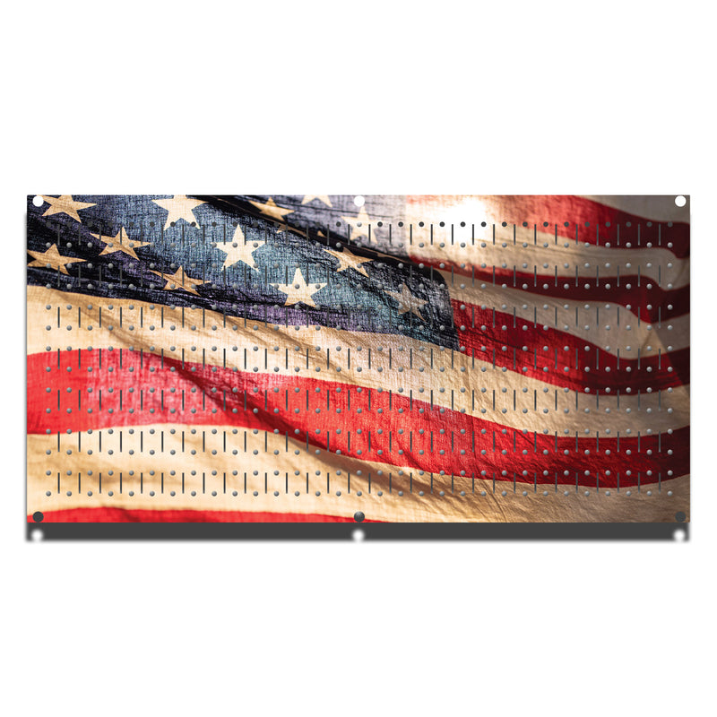 HHWC11035 - American Waving Flag (1 Panel) | 16" x 32"(wide) | Printed Pegboards