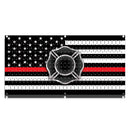 HHWC11037- Firefighter Red Line (1 Panel) | 16" x 32"(wide) | Printed Pegboard | Horizontal