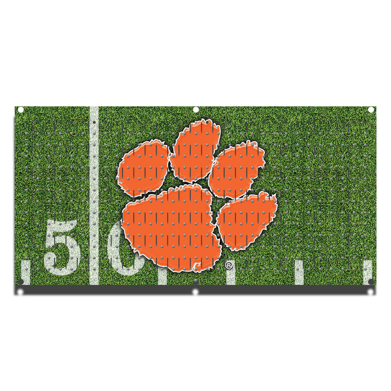 HHWC11063 - Clemson Tigers (1 Panel) | 16" x 32"(wide) | Printed Pegboards Horizontal | Collegiate