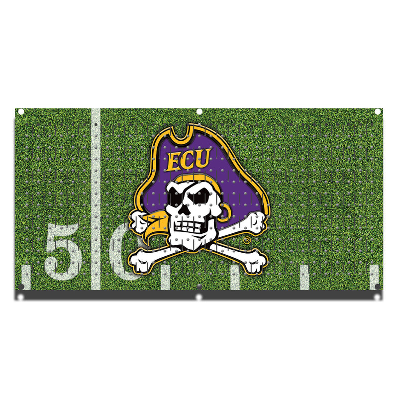 HHWC11088 - ECU East Carolina University Pirates Football (1 Panel) | 16" x 32"(wide) | Printed Pegboards Horizontal