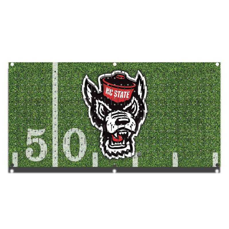 HHWC11096 - NC State Wolfpack  Football (1 Panel) | 16" x 32"(wide) | Printed Pegboards Horizontal | Collegiate