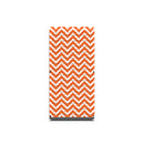 HWC11026C - Chevron Orange & White (1) Panel | 16" x 32"(tall) | VERTICAL Printed Pegboards | Stock Customizable