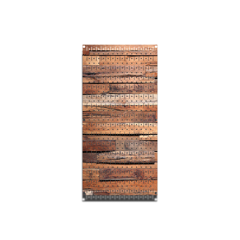HWC11032 - Reclaimed Wood (1 Panel) | 16" x 32"(tall) | VERTICAL Printed Pegboards