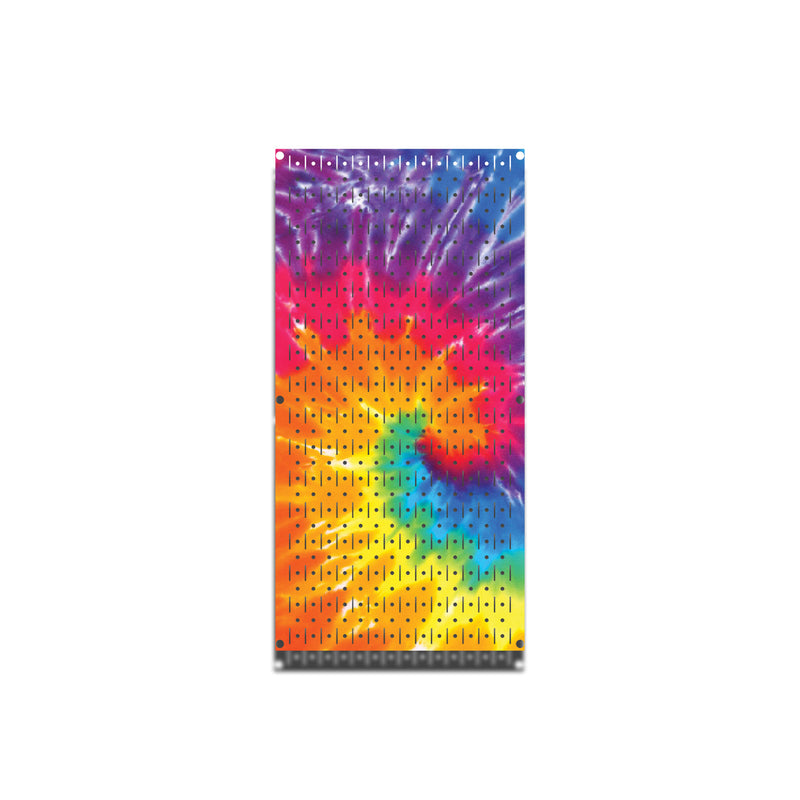 HWC11038 - Tie-Dye (1 Panel) | 16" x 32"(tall) | VERTICAL Printed Pegboards