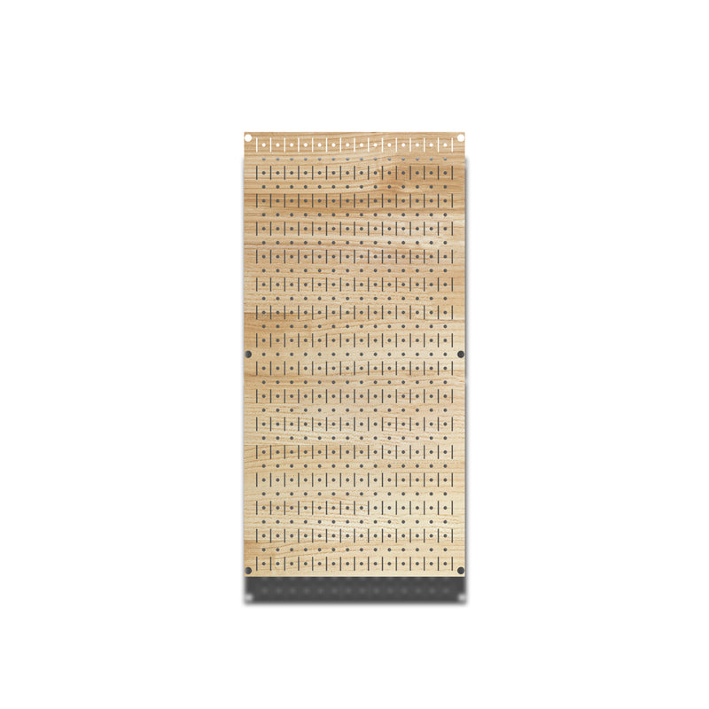 HWC11044 | Plain Wood | Printed Wall Control Pegboard by HangTime