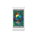 HWC11102- The Moon Tarot Card | Kat Liepins (1 Panel) | 16" x 32" (tall) | Printed Pegboards