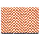 HWC13026- Chevron Orange & White | Printed Wall Control Pegboard by HangTime®