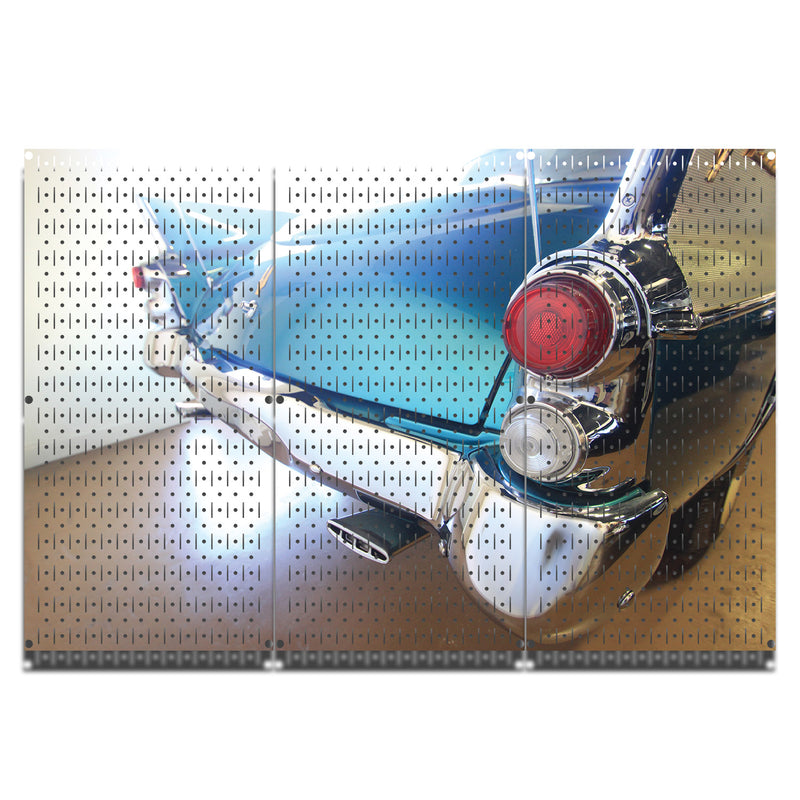 HWC13034 | Classic Cars | Printed Wall Control Pegboard by HangTime®