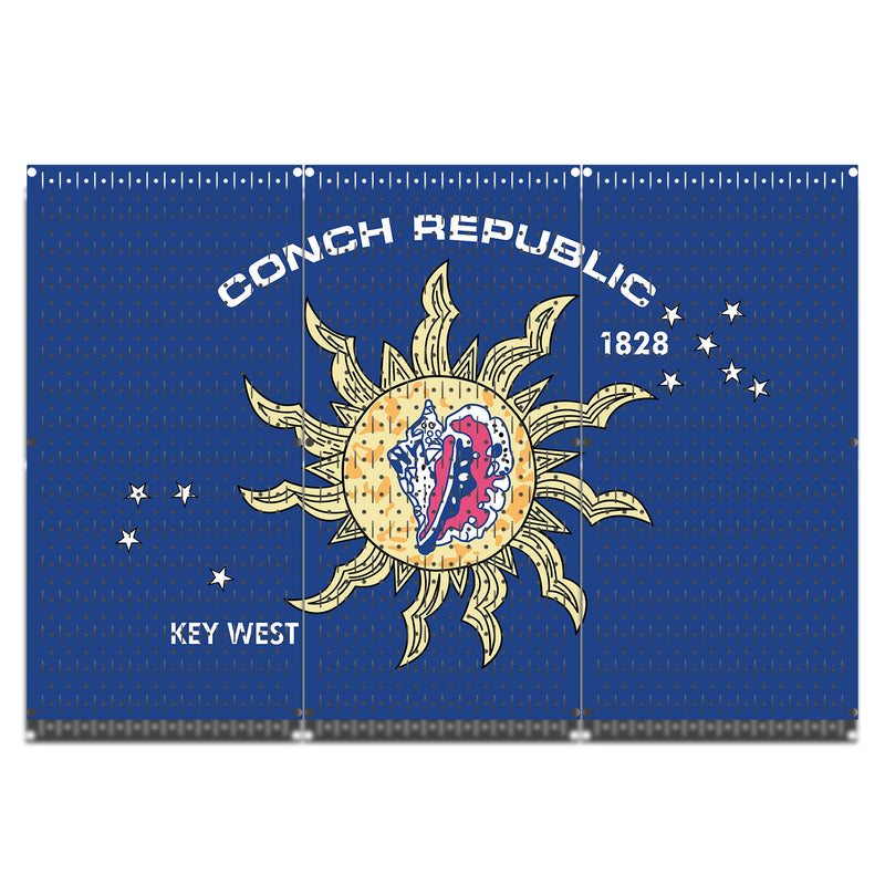 HWC13057 | Conch Republic | Printed Wall Control Pegboards by HangTime®