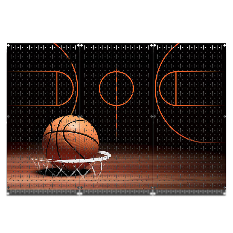 HWC13060 - Basketball | Printed Wall Control Pegboards by HangTime®