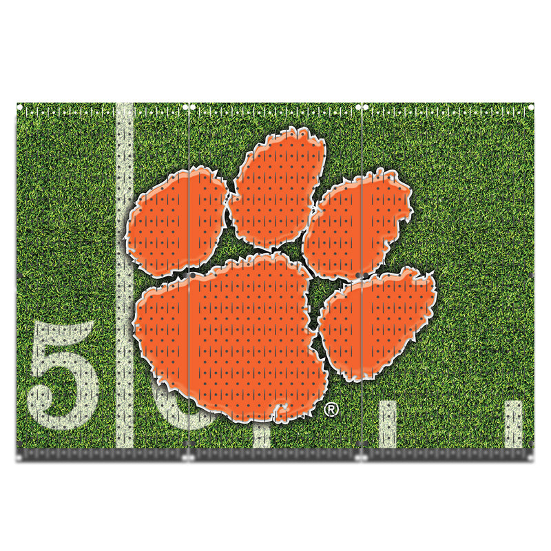 HWC13063 Clemson Tigers | Printed Wall Control Pegboard by HangTime®