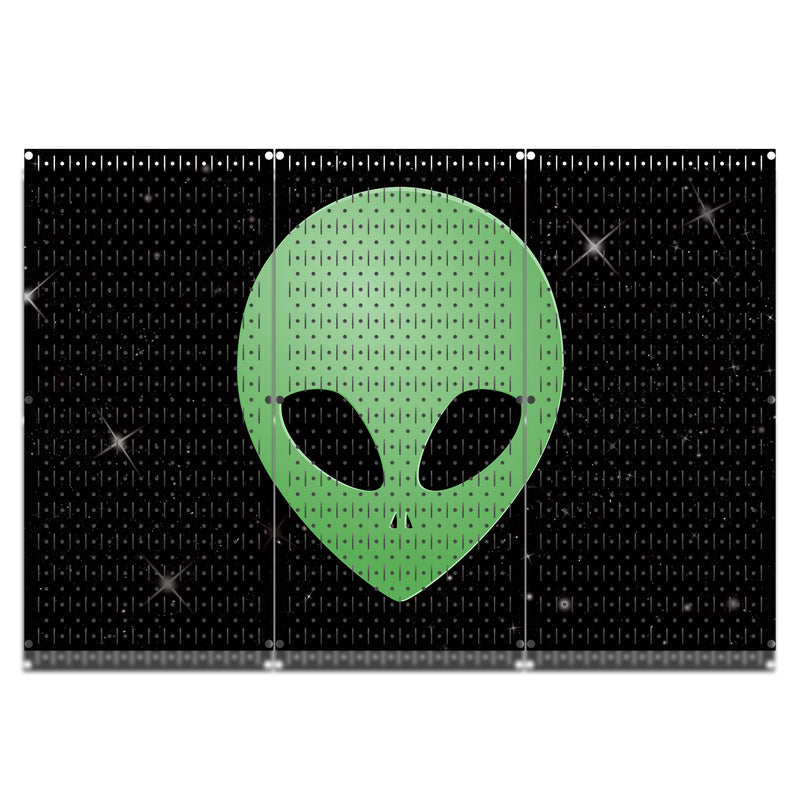 HWC13077 | Alien Starts | Printed Pegboard by HangTime®
