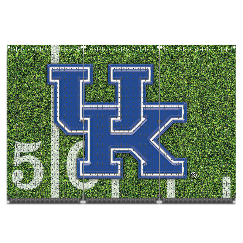 HWC13097 - Kentucky Wildcats Football  | (3 Panels) | 48" x 32" (tall) | Printed Pegboards | Collegiate