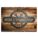 HWC13123 Mom's Workshop (3 Panels) | 48" x 32" (tall) | Printed Pegboard