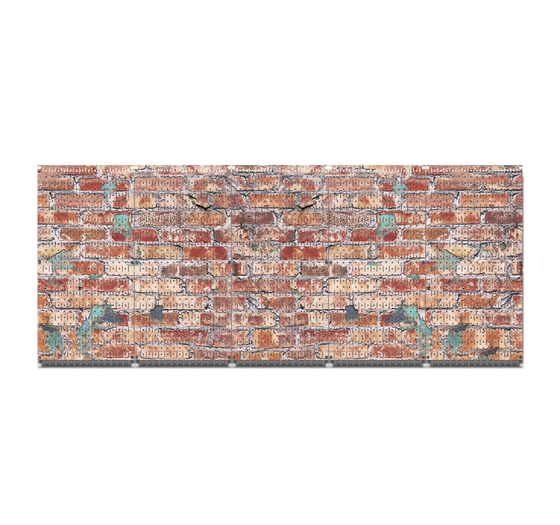 HWC15027 - Distressed Brick | Printed Wall Control Pegboard by HangTime®