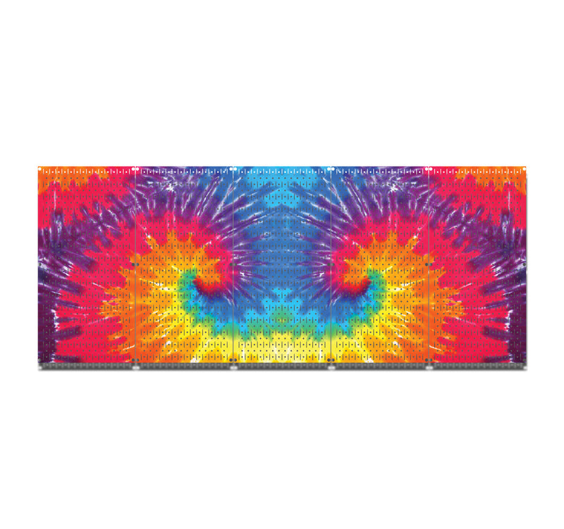 HWC15038 | Tie Dye | Printed Wall Control Pegboard by HangTime®