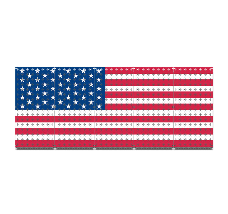 HWC15045 | USA FLAG | Printed Pegboards by HangTime®