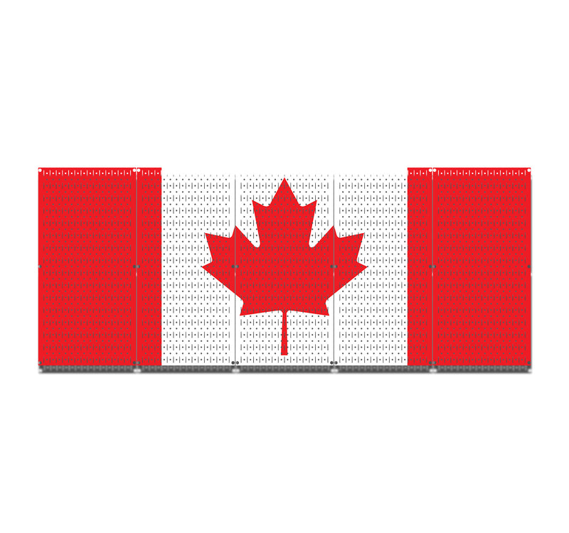 HWC15047 | Canada Flag | Printed Pegboard by HangTime®