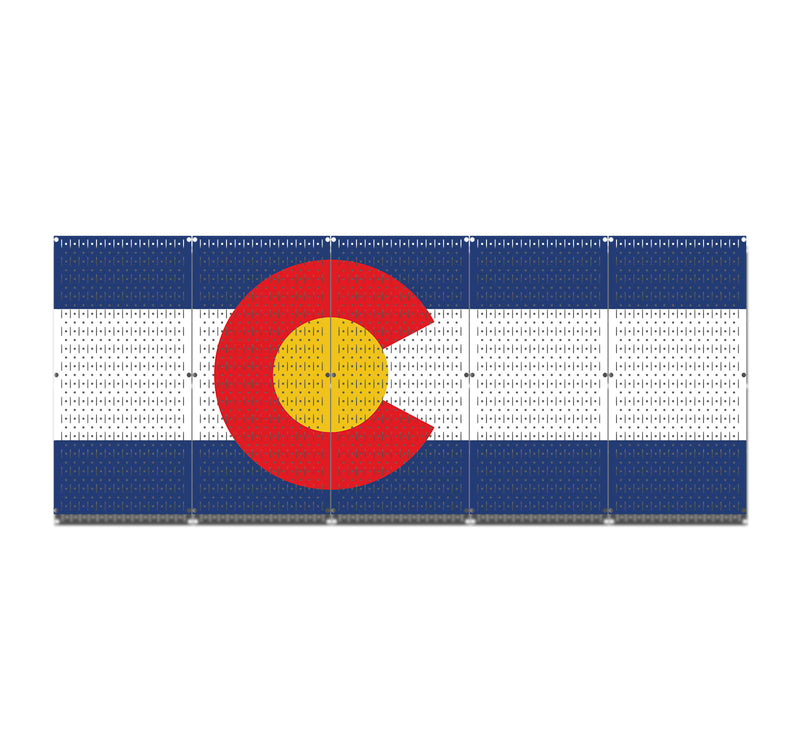 HWC15048 | Colorado Flag | Printed Pegboard by HangTime®