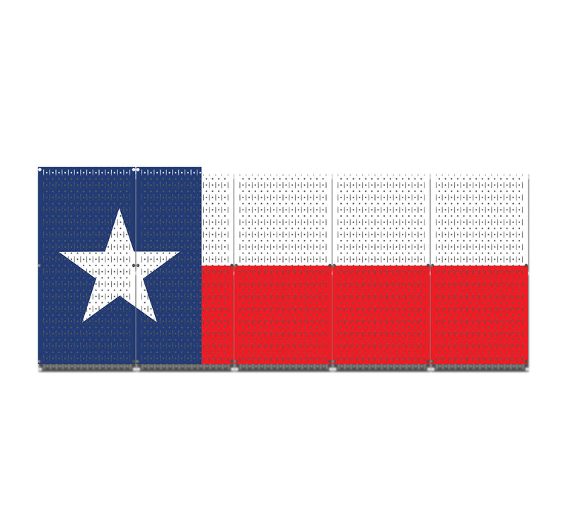 HWC15049 | Texas Flag | Printed Pegboard by HangTime®
