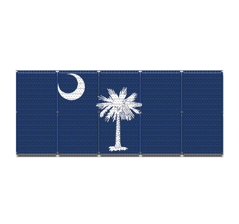 HWC15051 | South Carolina Flag | Printed Pegboard by HangTime®