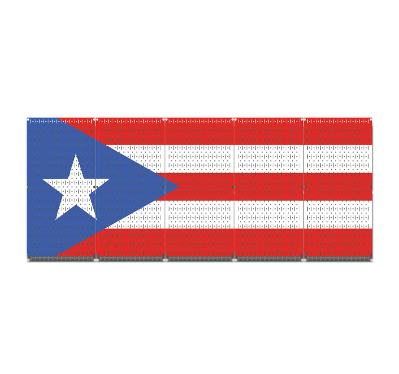 HWC15052 - Puerto Rico Flag | Printed  Pegboard by HangTime®