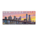 HWC15081 - New York City Cityscape (5 Panels) | 80" x 32" (tall) | Printed Pegboards