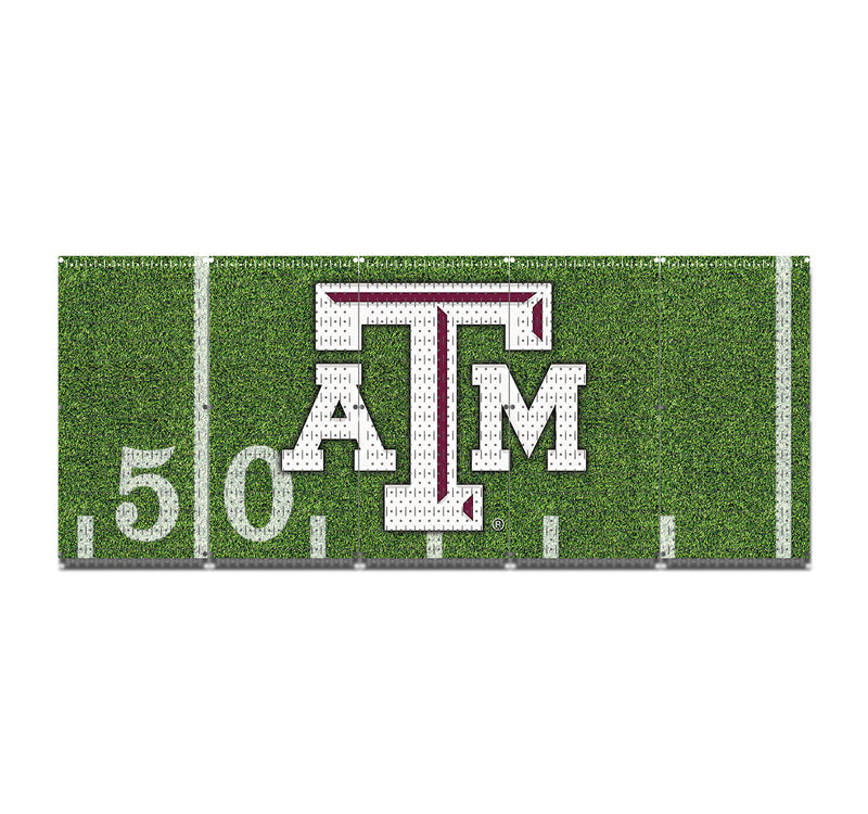HWC15093-Texas A&M Football (5 Panels) | 80" x 32" (tall) | Printed Pegboards | Collegiate