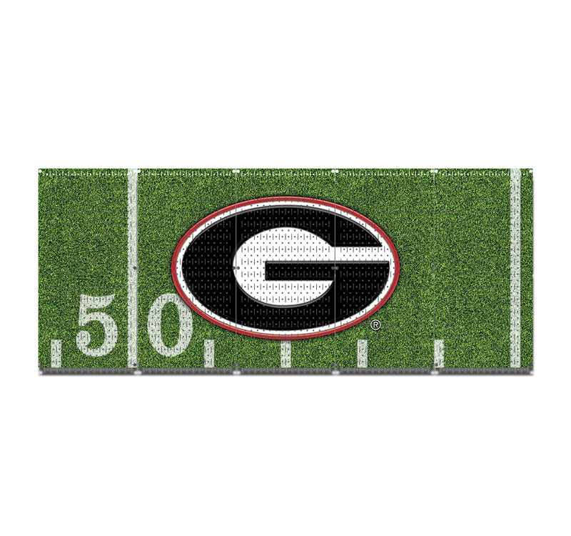 HWC15098- Georgia Bulldogs Football (5 Panels) | 80" x 32" (tall) | Printed Pegboards | Collegiate