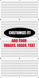 HWC4 - Custom Wall Control Panel (4) Panels | 64" x 32" (Wide) | Stock Customizable | Horizontal